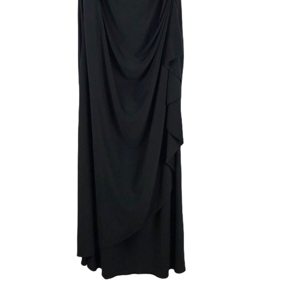 Alex Evenings Plus Size Black Sequin Dress Set - Picture 6 of 11